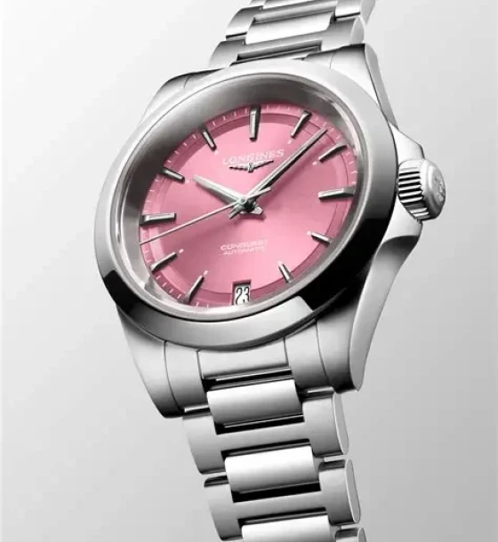 Longines L34304996 Conquest Women's Watch | Pink Dial