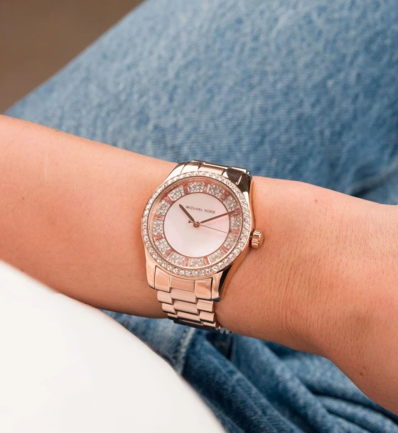 MICHAEL KORS  レディース腕時計 Michael Kors Lexington MK7444 Women's Watch | Rose Gold & Pink MOP