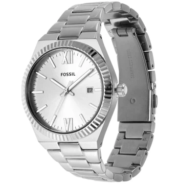 Fossil ES5300 Women’s Scarlette Silver Stainless Steel Watch – 38 mm